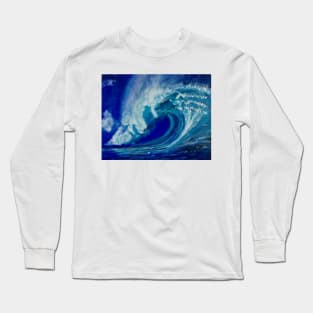 North Shore Wave Oahu Rip Curl Long Sleeve T-Shirt